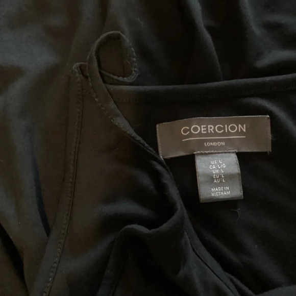 Coercion dress  SZ L black LBD casual party nite out flowy simplicity cl… - Picture 6 of 10